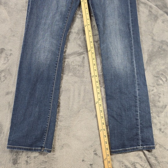 DL1961 Jeans Mens 28x34 Blue Russell Slim Straight Stretch Performance Denim - Picture 10 of 11